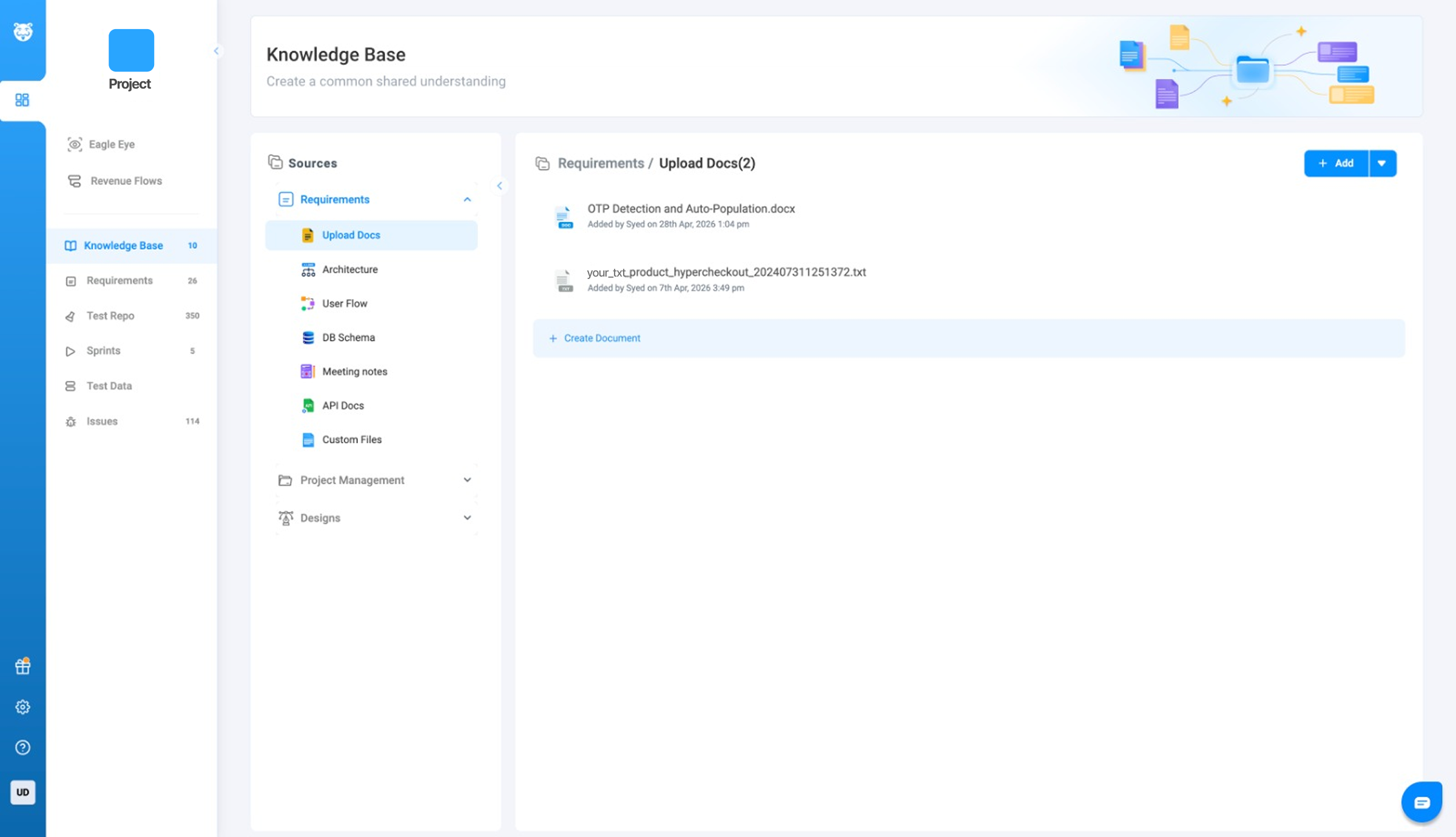 Context layer screenshot