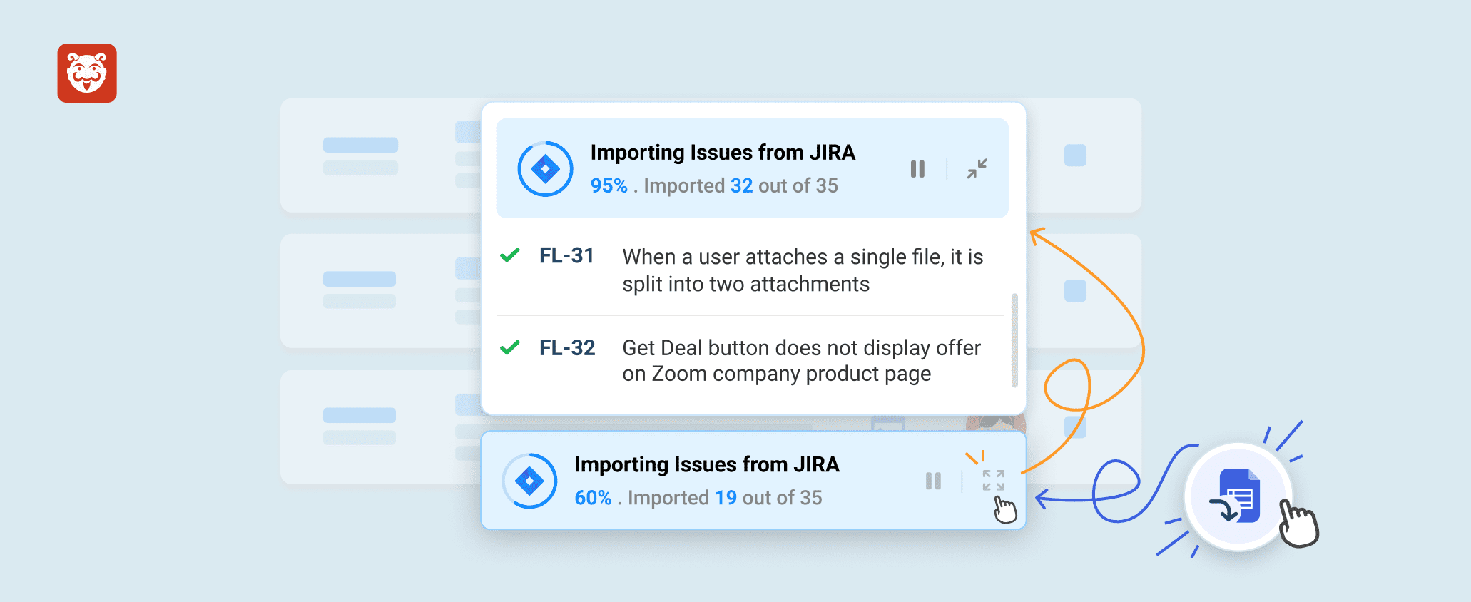 Track JIRA import progress visually!